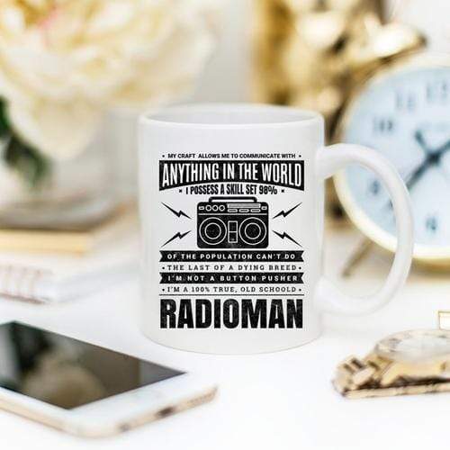 Magenta Shadow Home & Garden Radioman Coffee Mug - Radioman Mug Gift - Radioman