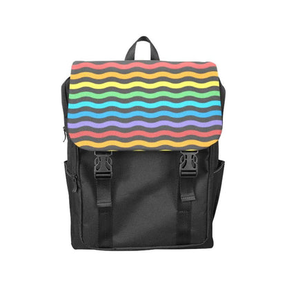 inQUE'INQ Backpacks Bags Rucksacks One Size Rainbow stripes backpack