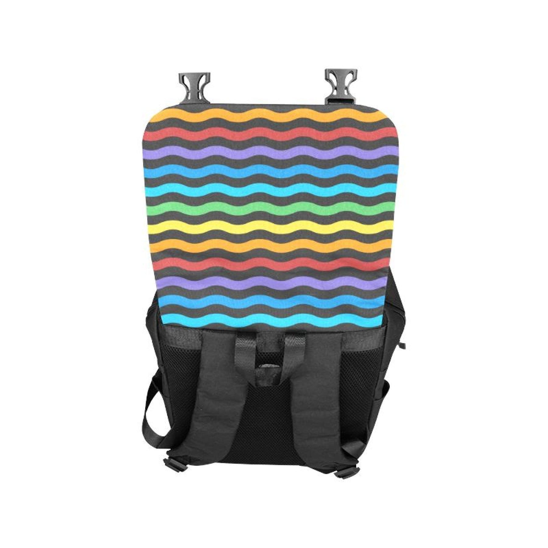 inQUE'INQ Backpacks Bags Rucksacks One Size Rainbow stripes backpack