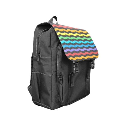 inQUE'INQ Backpacks Bags Rucksacks One Size Rainbow stripes backpack