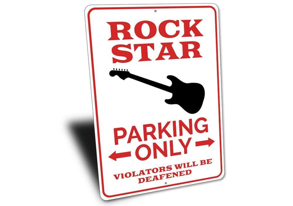 Orchid Eurybia Home Decor Rock Star Parking Only Sign