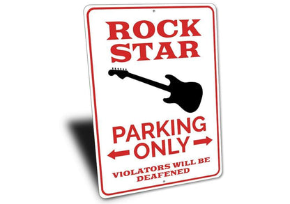 Orchid Eurybia Home Decor Rock Star Parking Only Sign