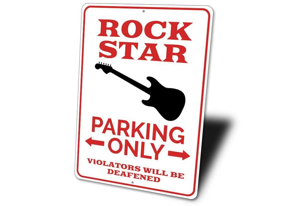 Orchid Eurybia Home Decor Rock Star Parking Only Sign