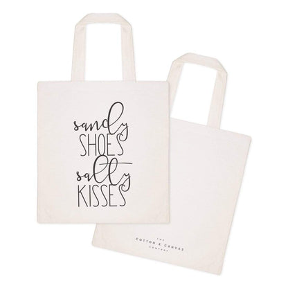 Turquoise Andromeda Totes & Beach Bags Sandy and Salty Tote Bag