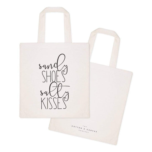 Turquoise Andromeda Totes & Beach Bags Sandy and Salty Tote Bag