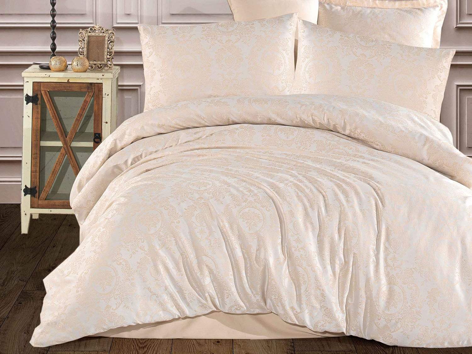 Amethyst Tartarus Home & Garden Satin cotton bedding ROSA 2/EXCLUSIVE