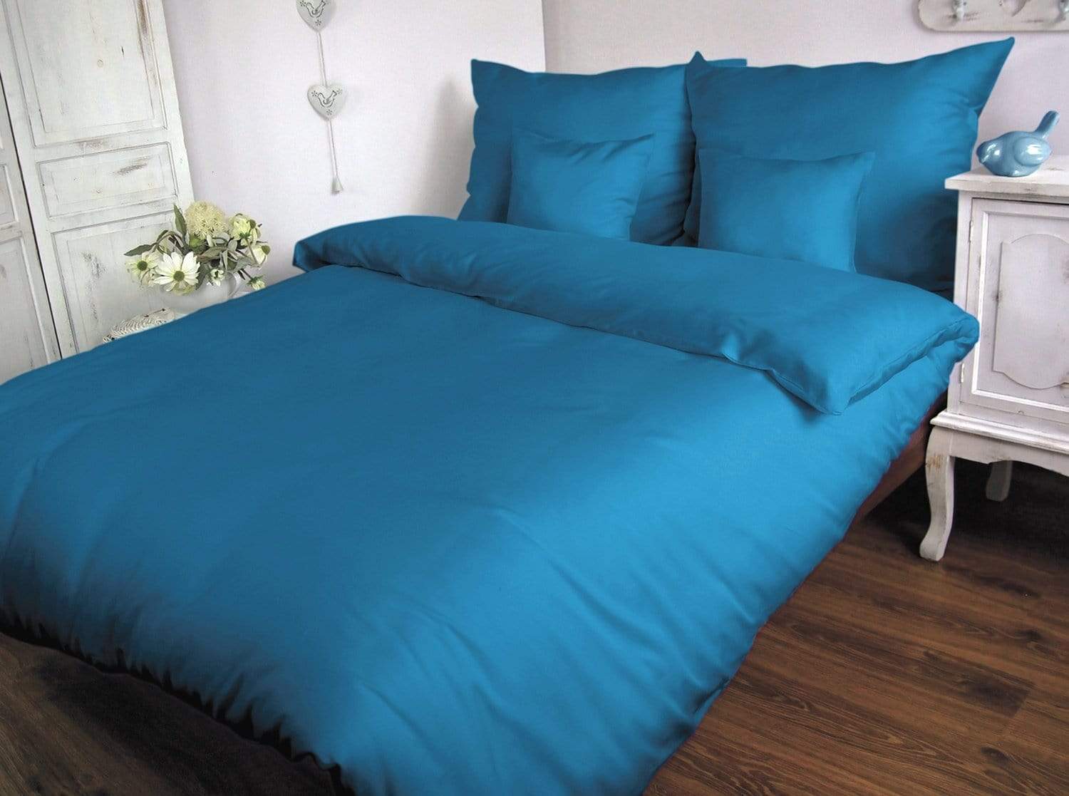 Amethyst Tartarus Home & Garden Satin cotton bedding TURQUOISE