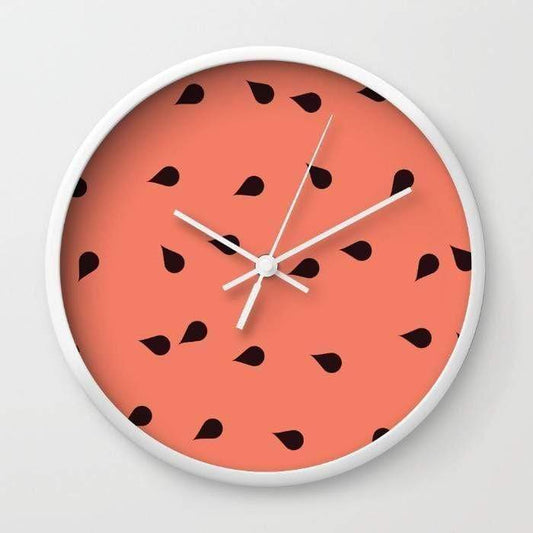 Scorpius Clocks SCATTERED WATERMELON Wall clock