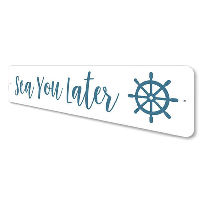 Orchid Eurybia Home Decor Sea You Later Sign