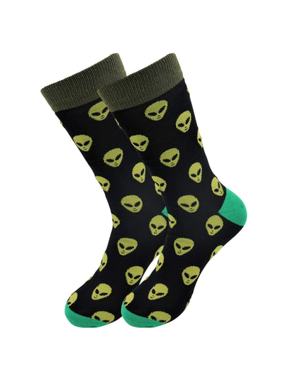 Fuchsia Thrace Socks Sick Socks – Alien – Off the Wall Casual Dress Socks