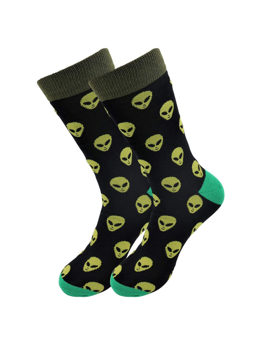 Fuchsia Thrace Socks Sick Socks – Alien – Off the Wall Casual Dress Socks