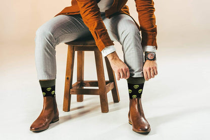 Fuchsia Thrace Socks Sick Socks – Alien – Off the Wall Casual Dress Socks