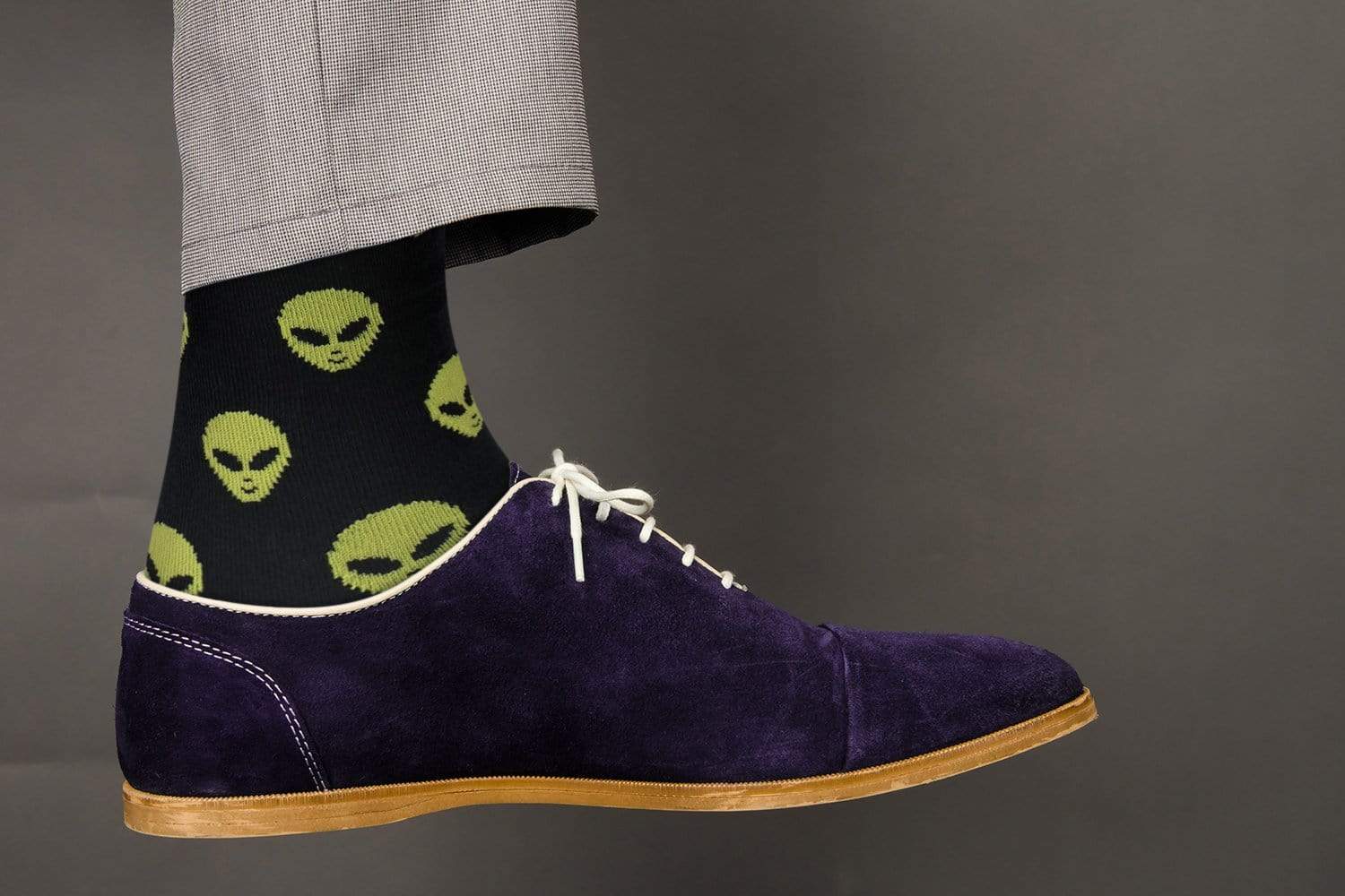Fuchsia Thrace Socks Sick Socks – Alien – Off the Wall Casual Dress Socks