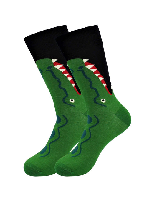 Fuchsia Thrace Socks Sick Socks – Crocodile – Down South Casual Dress Socks