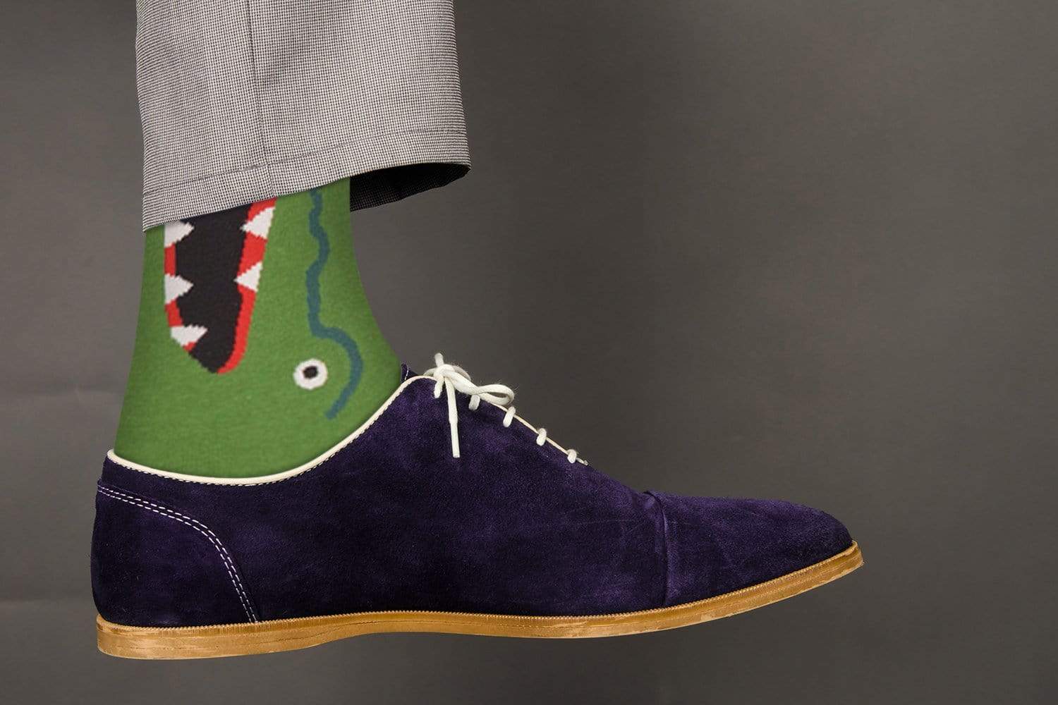 Fuchsia Thrace Socks Sick Socks – Crocodile – Down South Casual Dress Socks