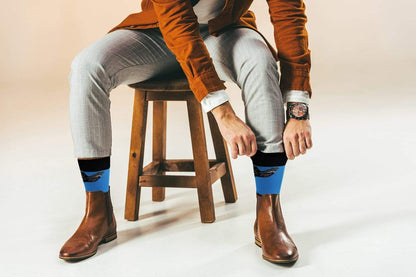 Fuchsia Thrace Socks Sick Socks – Eagle – Exotic Animals Casual Dress Socks