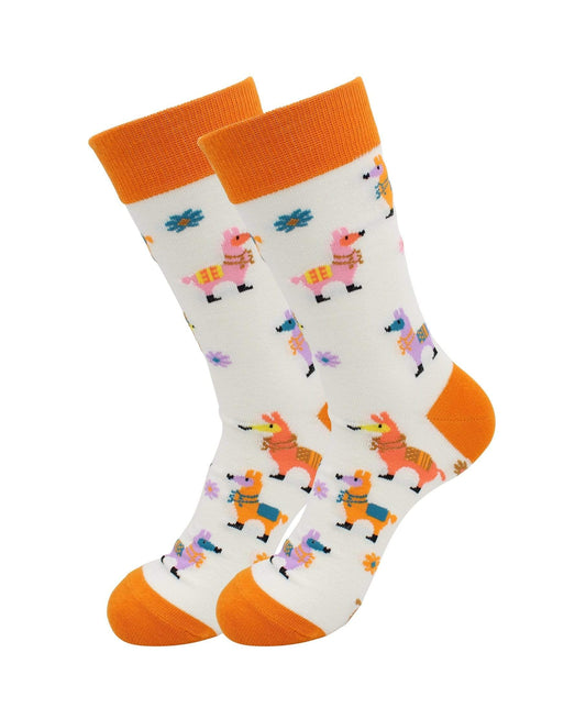 Fuchsia Thrace Socks Sick Socks – Festive Alpaca – Exotic Animals