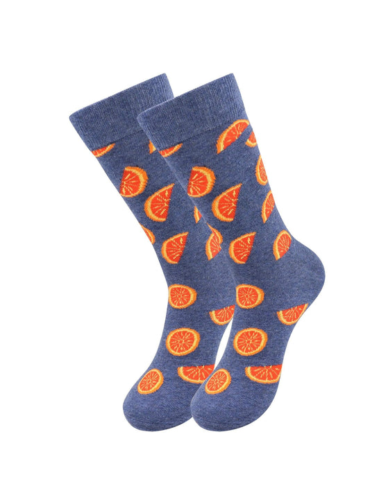 Fuchsia Thrace Socks Sick Socks – Orange – Down on the Farm Socks For Men and Women