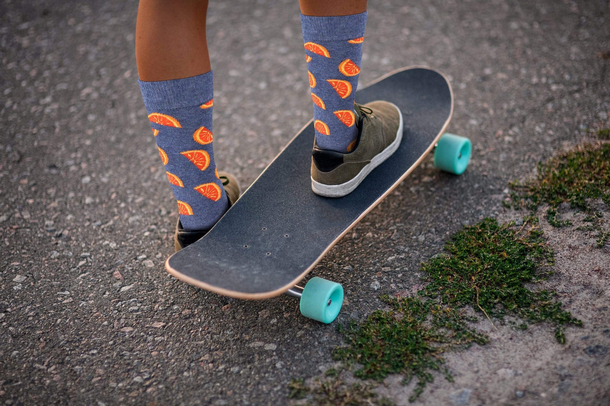 Fuchsia Thrace Socks Sick Socks – Orange – Down on the Farm Socks For Men and Women