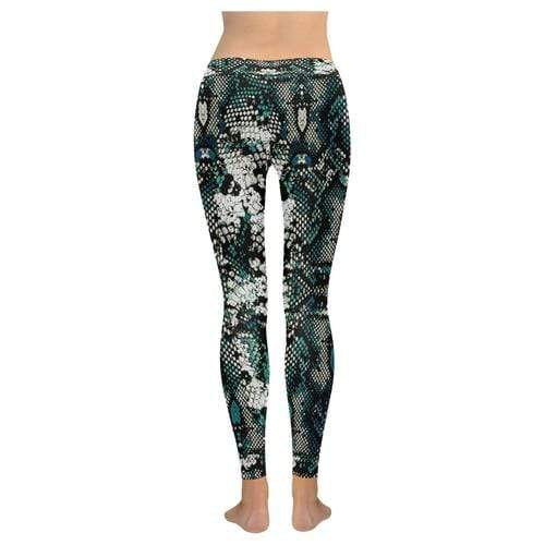 Lavender Millie Women's Clothing Snake Print Leggings, Capris, Shorts