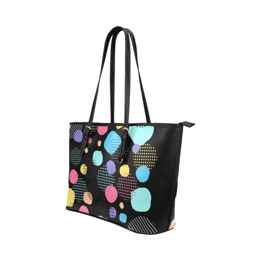 Grey Coco Handbags One Size Spotty Black Style Shoulder Tote Bag