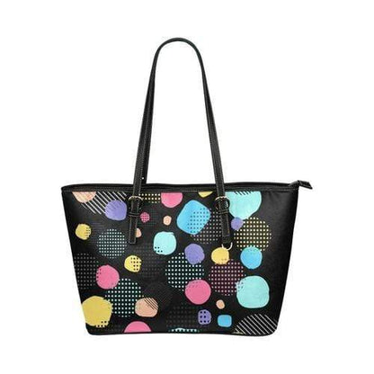 Grey Coco Handbags One Size Spotty Black Style Shoulder Tote Bag