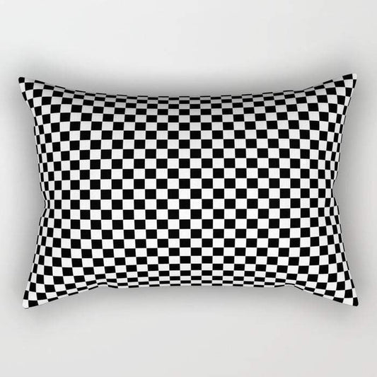 Scorpius Textiles & Pillows Square Black & White Rectangle Pillow