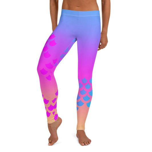 Lavender Millie Women's Clothing Stacy Mermaid leggings, Capris and Shorts