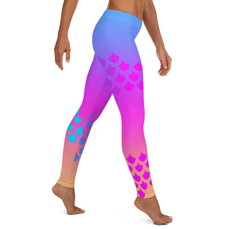 Lavender Millie Women's Clothing Stacy Mermaid leggings, Capris and Shorts