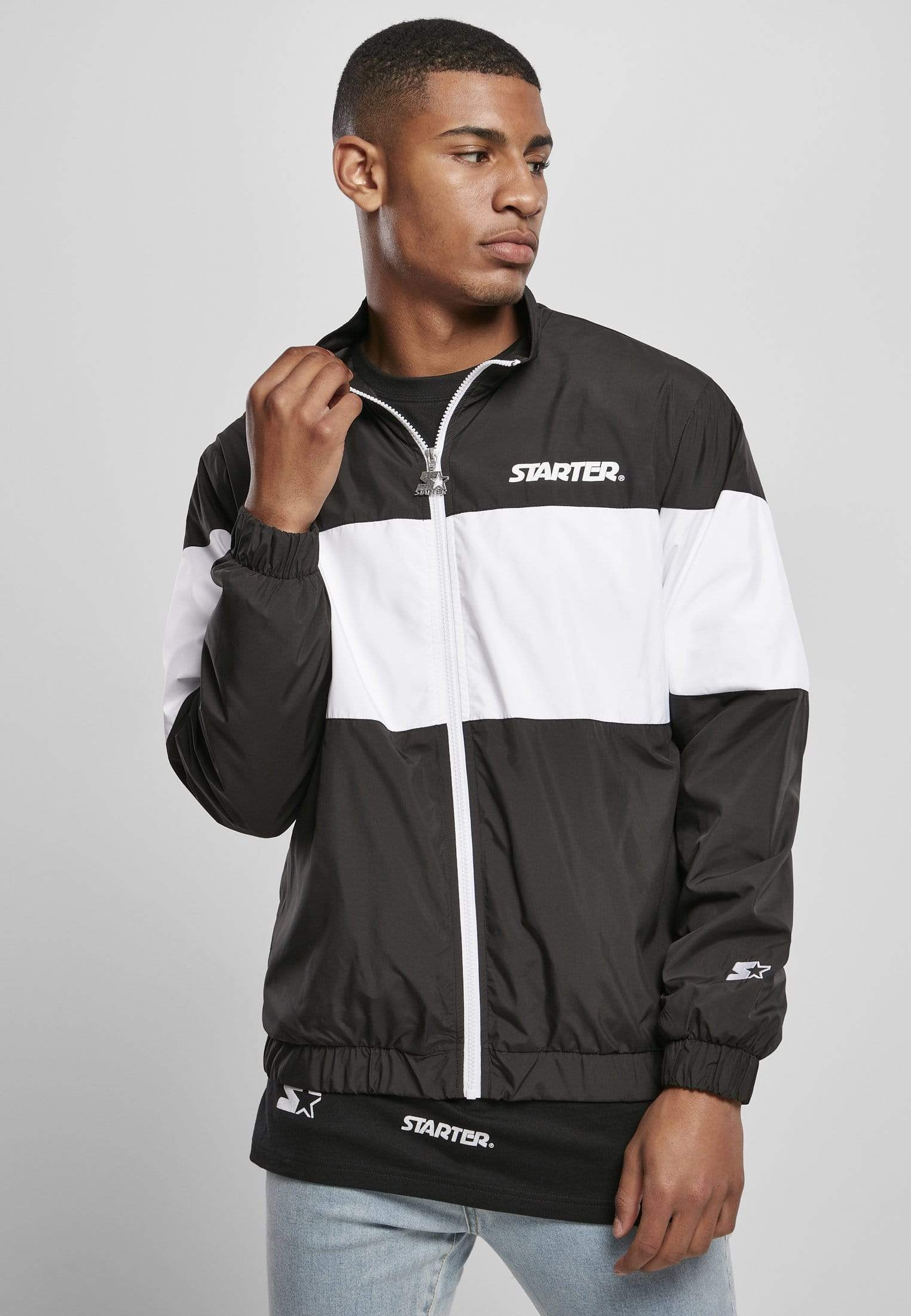 Callisto Men's Clothing Starter Block Jacket