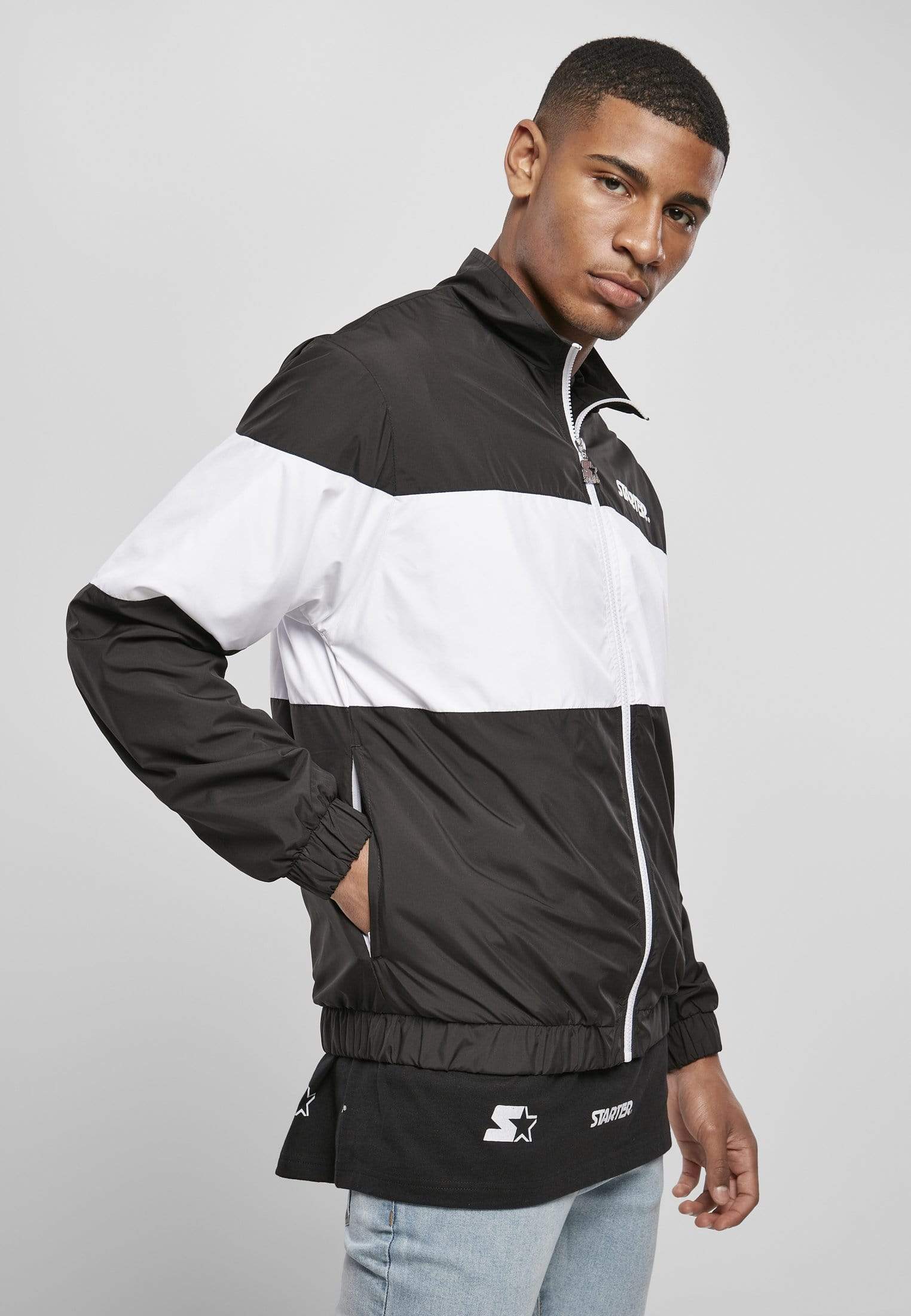 Callisto Men's Clothing Starter Block Jacket