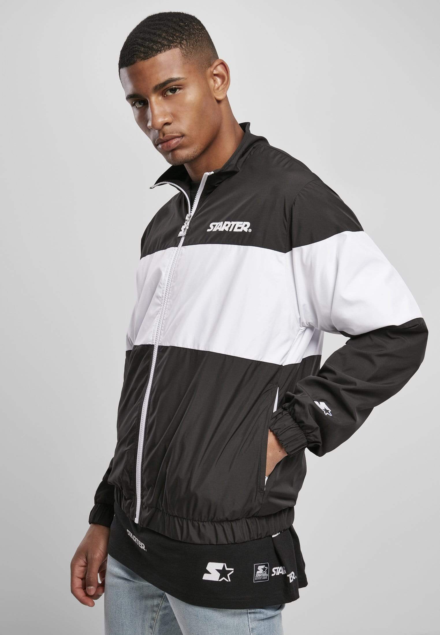 Callisto Men's Clothing Starter Block Jacket