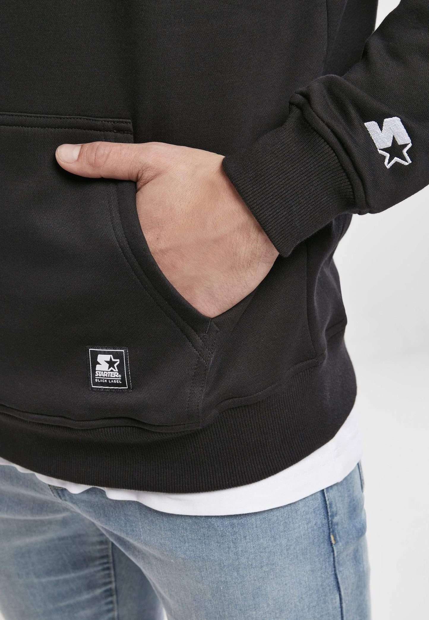 Callisto Men's Clothing Starter Contrast Logo Hoodie