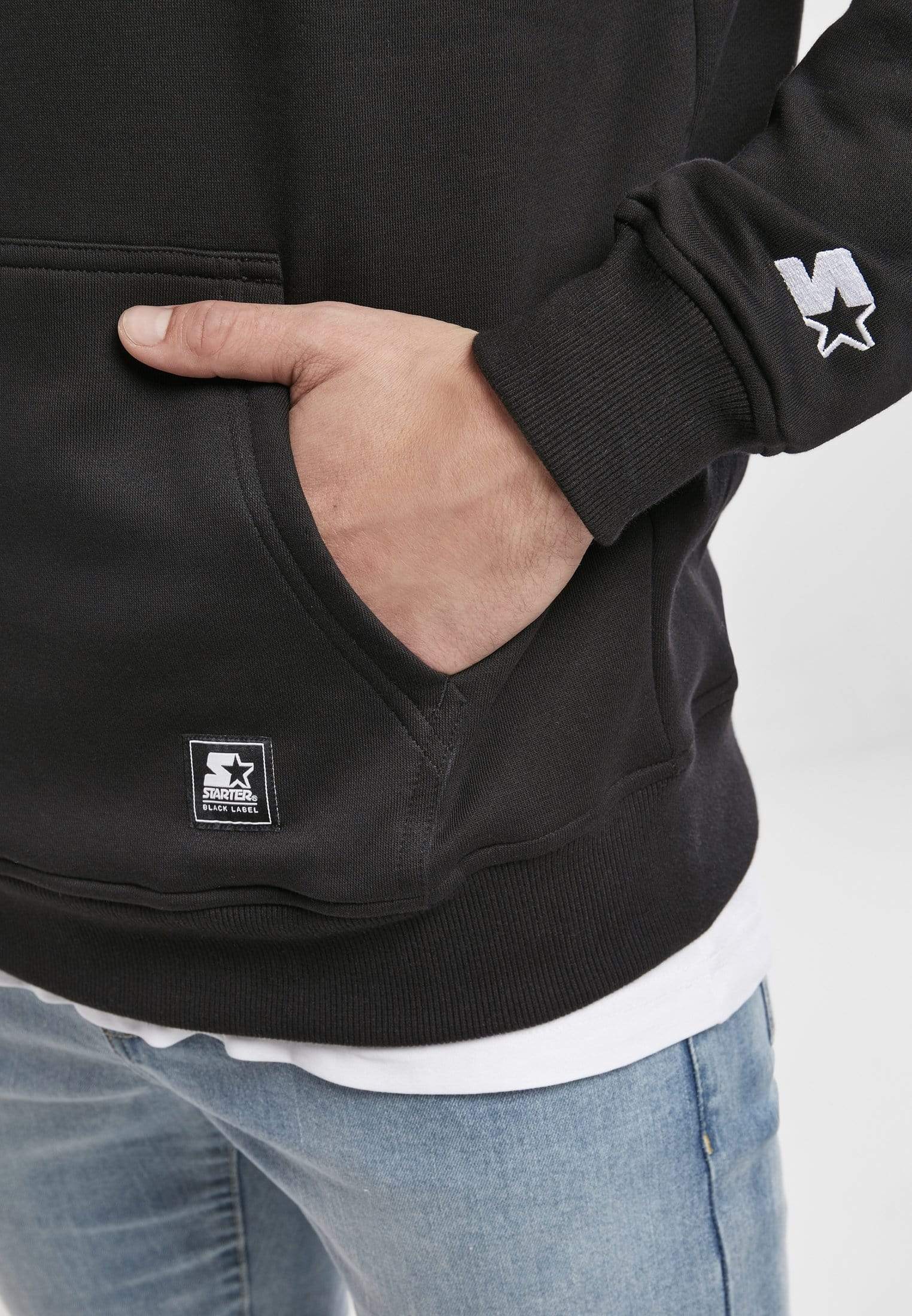 Callisto Men's Clothing Starter Contrast Logo Hoodie