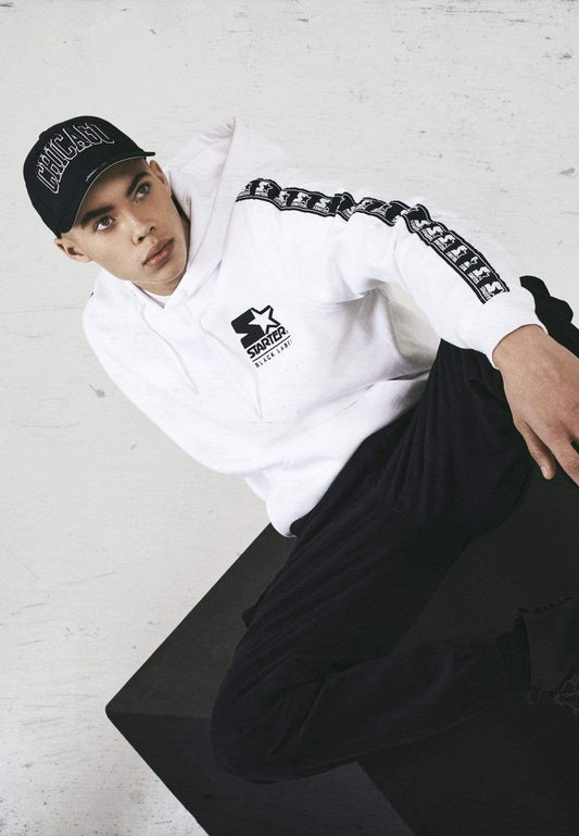 Callisto Sweaters & Hoodies Starter Logo Taped Hoodie Black or White