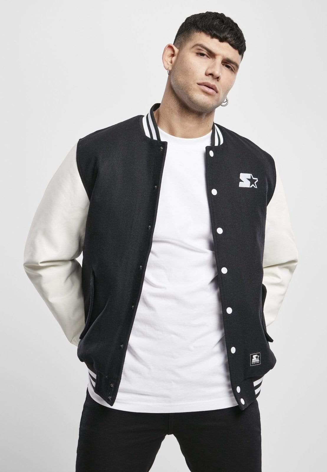 Callisto Men's Clothing Starter Standard College Jacket