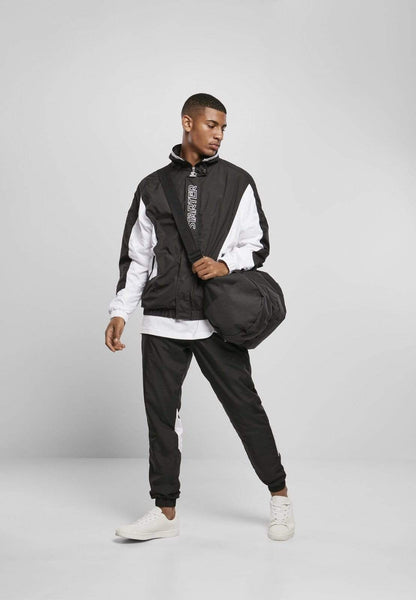 Callisto Men's Clothing Starter Track Jacket - Black/White