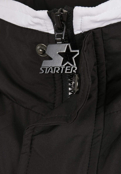 Callisto Men's Clothing Starter Track Jacket - Black/White