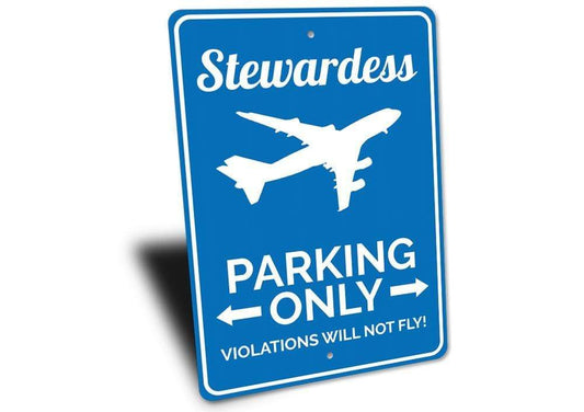 Orchid Eurybia Home Decor Stewardess Parking Sign