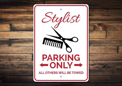 Orchid Eurybia Home Decor Stylist Parking Sign