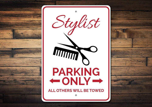 Orchid Eurybia Home Decor Stylist Parking Sign