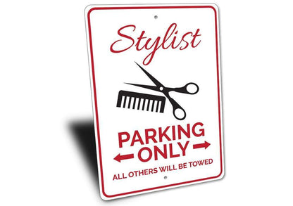 Orchid Eurybia Home Decor Stylist Parking Sign