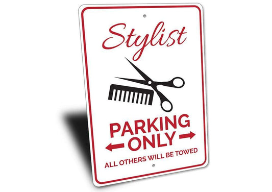 Orchid Eurybia Home Decor Stylist Parking Sign