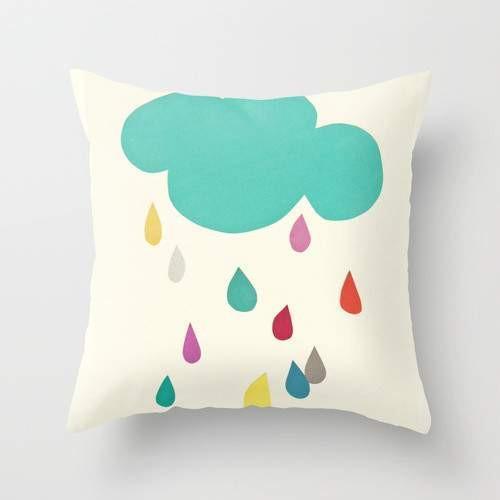 Scorpius Textiles & Pillows Sunshine and Showers Cushion/Pillow