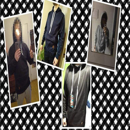 Blue Demeter Sweaters & Hoodies Sweatshirt Men  NEW Hoodies Brand Male Long