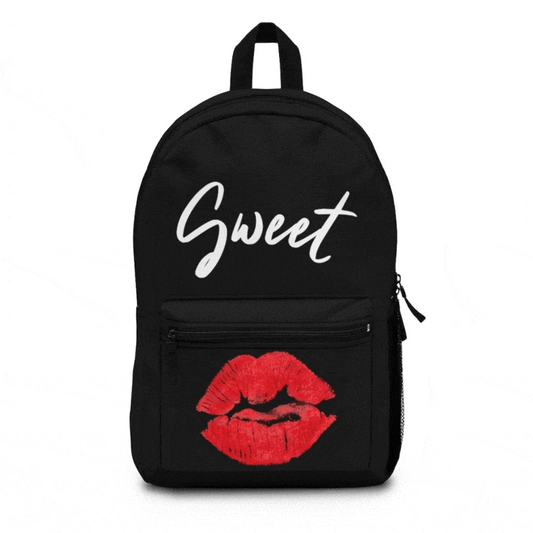 inQUE'INQ Backpacks Bags Rucksacks One Size Sweet kiss red lipstick backpack