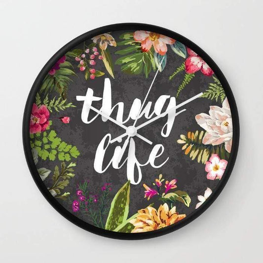 Scorpius Clocks Thug Life Wall clock