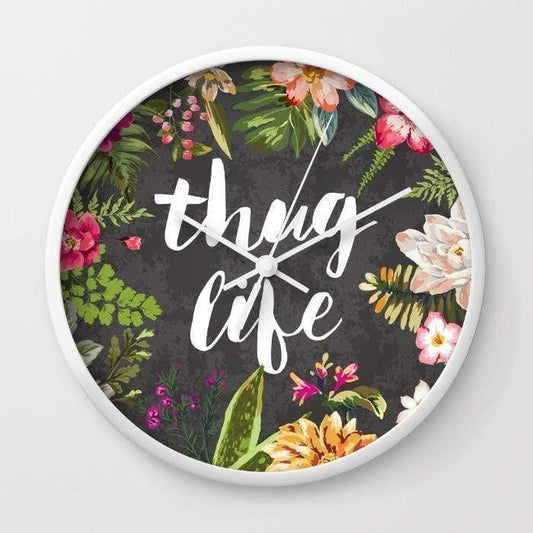 Scorpius Clocks Thug Life Wall clock