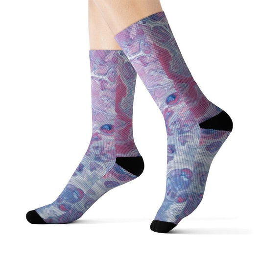 Yellow Pandora Socks Tie Dye Fun Novelty Socks