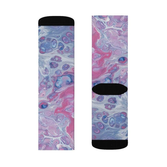 Yellow Pandora Socks Tie Dye Fun Novelty Socks